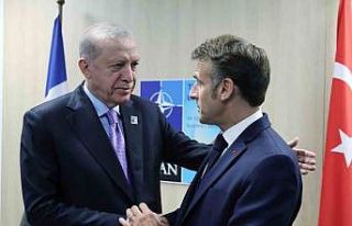 Erdoğan, Fransa Cumhurbaşkanı Macron ile görüştü