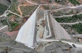 Erzincan Ballı Barajında geri sayım başladı