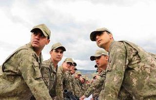 Erzincan’da 2504. dönem bedelli erlerin yemin töreni...