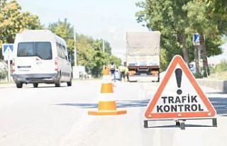 Erzincan’da Kurban Bayramı tatili süresince trafikte...