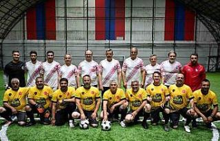 Erzurum bürokrasisi bu defa halı sahada buluştu