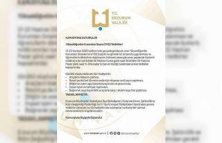 Erzurum Valiliği’nden YKS önlemleri