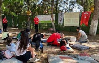 Eskişehir’de çocuklar için tırmanma duvarı...