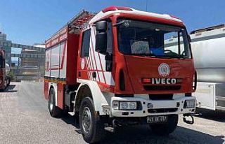 Fabrikanın çatısında yangın çıktı