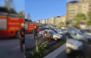 Fiat-Tofaş otomobil alevlere teslim oldu