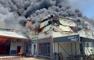 Fide üretim merkezinde yangın