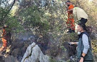 Finike’deki orman yangını kontrol altına alındı