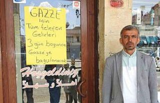 Gaziantepli esnaftan Gazze’ye anlamlı destek