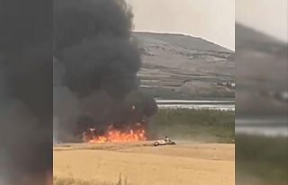 Gaziantep’te korkutan yangın: 50 dönüm arazi...