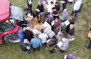 Geleneksel Hacet Bayramı için yarım ton et kavruldu