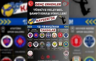Genç Erkekler Türkiye Voleybol Şampiyonası finalleri...