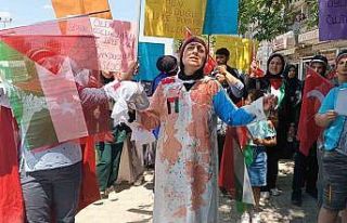 Gölbaşılı kadınlardan Filistin’e destek