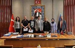 Gönüllü sanatçılara teşekkür belgesi