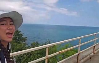 Güney Koreli gezgin Giresun’da