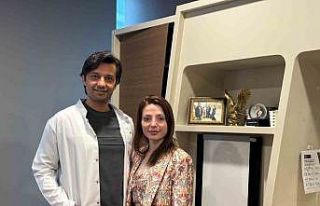 Gürcü hastanın 50 binde bir görülen skolyoz eğriliğini...