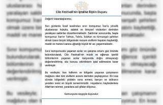 Hakkari Cilofest-2025 eğlence programı iptal edildi
