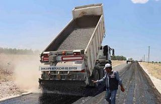 Hilvan kırsalında karayolları standartlarında...