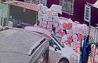 Hırsızlar önce aracı keşfetti sonra altınları...