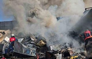 Hurdacılar sitesinde yangın