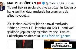 ’Iğdır’da kayısı 1 TL, İstanbul’da 120...