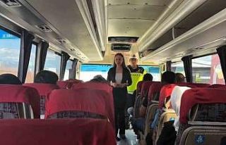 Iğdır’da Kurban Bayramı öncesi yolcu otobüslerinde...