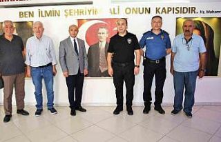 İl Emniyet Müdürü Yılmaz, emniyet personelinin...