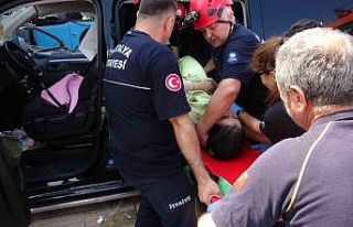 Irak’tan tatile gelen aileye kaza şoku: 3 yaralı