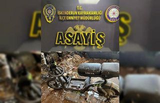 İskenderun’un motosiklet hırsızı yakalandı