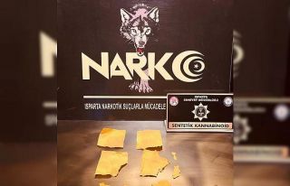 Isparta’da bin 188 kullanımlık kağıda emdirilmiş...