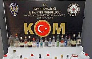 Isparta’da kaçak alkol operasyonu: 27 litre kaçak...