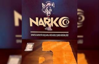 Isparta’da uyuşturucu operasyonunda 2 gözaltı