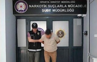 Isparta’da uyuşturucu ticareti suçundan aranan...