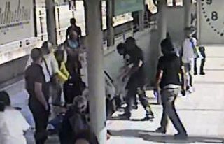 İZBAN güvenlik çalışanının öldüğü arbede...