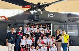 Jandarma, minik öğrencileri ağırladı