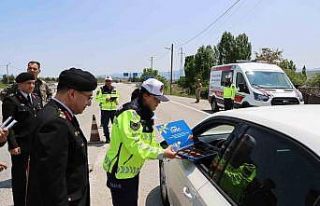 Jandarmadan bayram denetimleri sürüyor