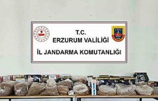 Jandarmadan kaçak tütün operasyonu