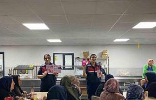 Jandarmadan kadınlara KADES eğitimi