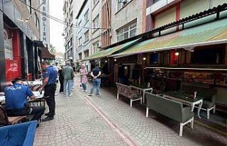 Kafede yangın paniği