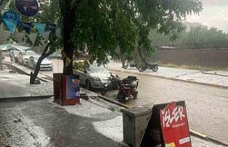 Kağızman’ı dolu vurdu, tarım arazileri zarar...