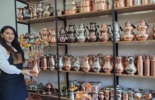 Kahramanmaraş’ın tek kadın bakır ustası