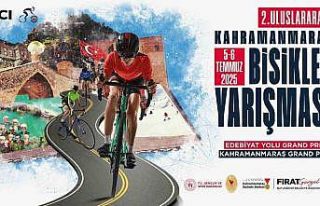 Kahramanmaraş’ta uluslar arası bisiklet turnuvası