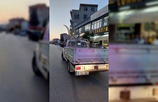 Kamyonetin yaya yaralandı