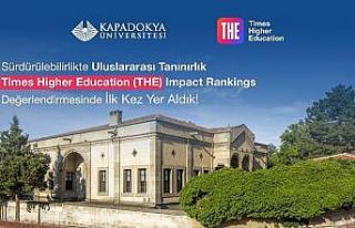 Kapadokya Üniversitesi, Times Higher Education (THE)...