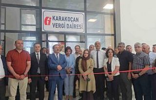 Karakoçan’da Vergi Dairesi açılışı yapıldı