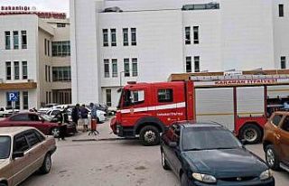 Karaman’da araç yanıyor ihbarı ekipleri harekete...