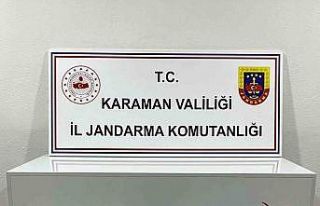 Karaman’da mescitten ses sistemi çalan 2 şüpheli,...