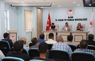 Kars’ta kalkınma yatırımları bilgilendirme toplantısı