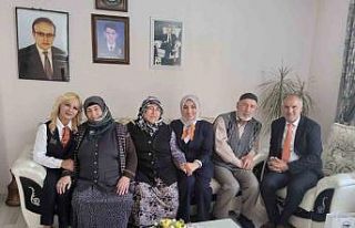 Kars’ta şehit yakınları evlerinde ziyaret edildi