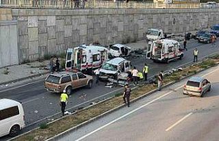 Kastamonu’da zincirleme trafik kazası: 9 yaralı