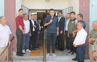 Kaymakam Emre Yeşil Manyas’a veda etti